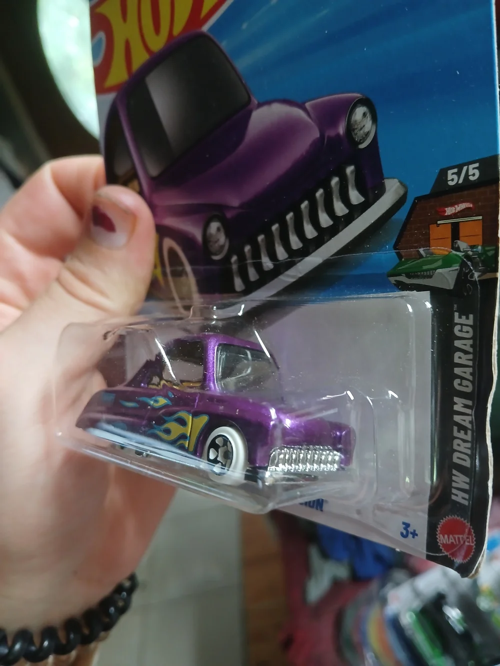 the Tooned Purple Passion from the HW Dream Garage series (numbered 5/5 and 148/